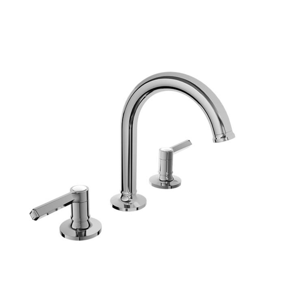 8'' c/c lavatory faucet, drain included