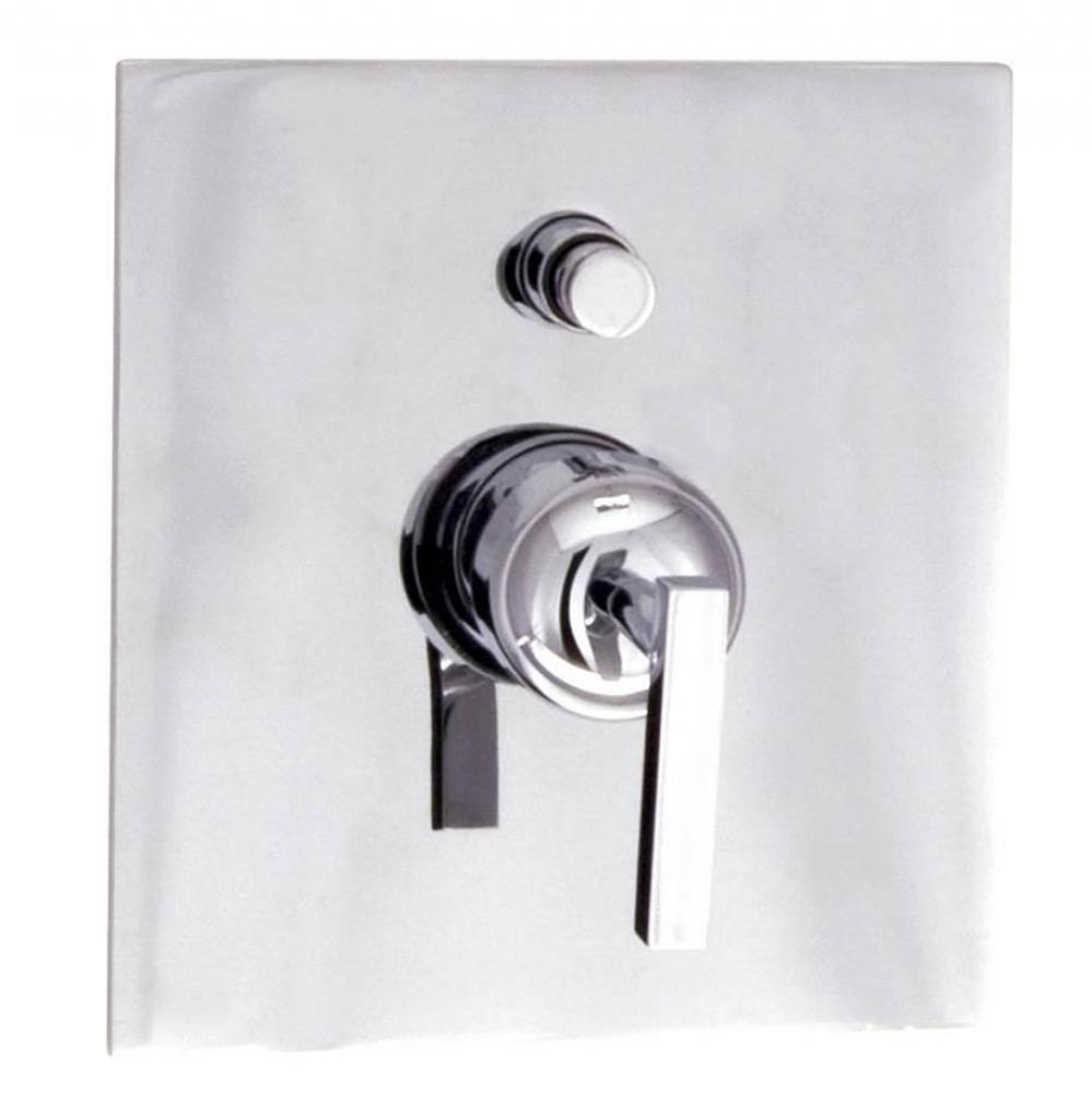 Complete pressure balanced shower control valve with diverter