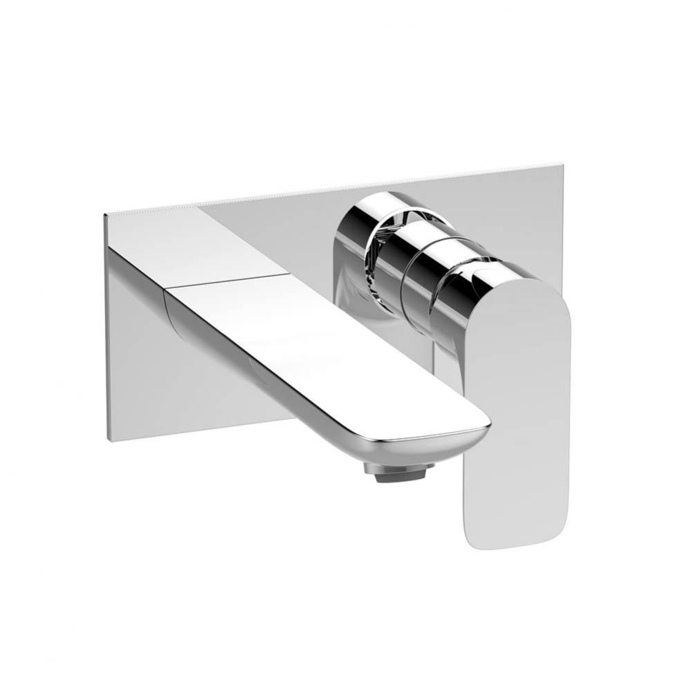 Trim only for single lever wall-mounted lavatory faucet, drain not included