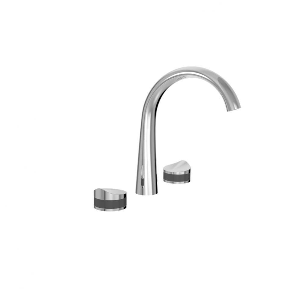 8'' c/c lavatory faucet, drain included