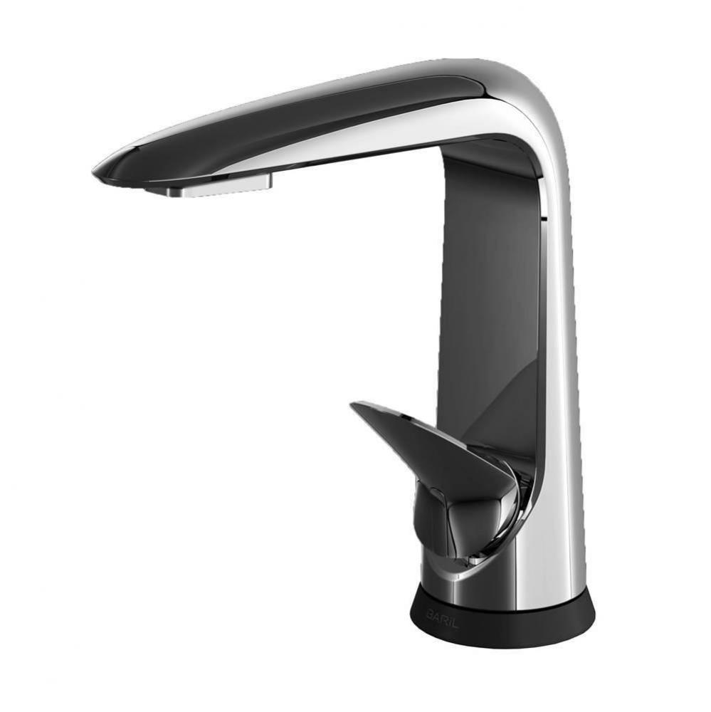 Single hole lavatory faucet, drain included