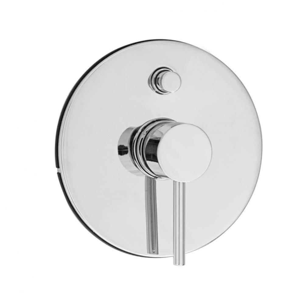 Complete pressure balanced shower control valve with diverter