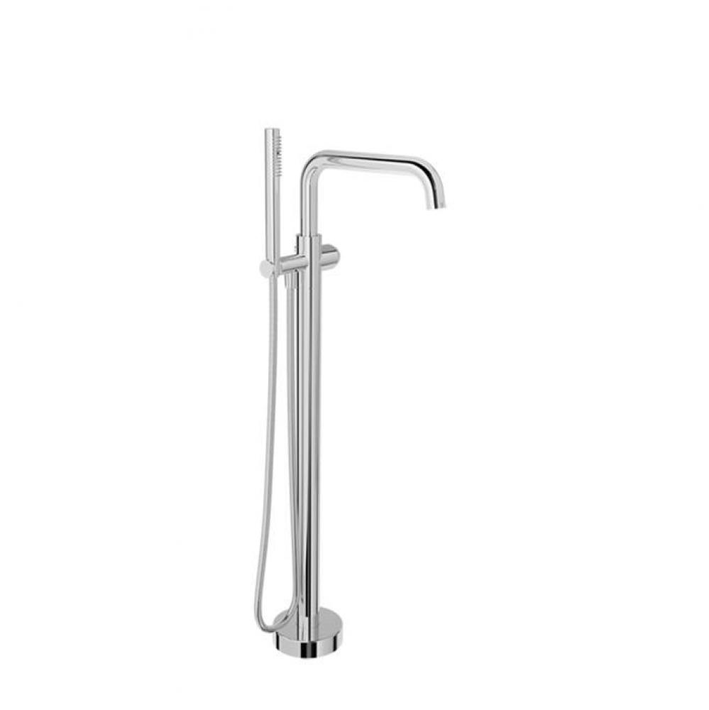 Floor-Mounted Tub Filler With Hand Shower (Without Handle)