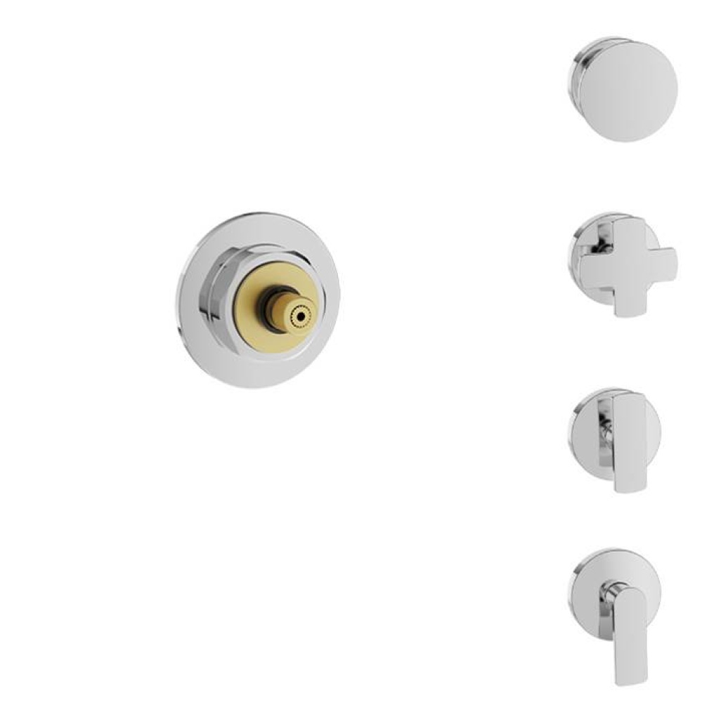 Trim only for 2-port diverter with stop (without handle)