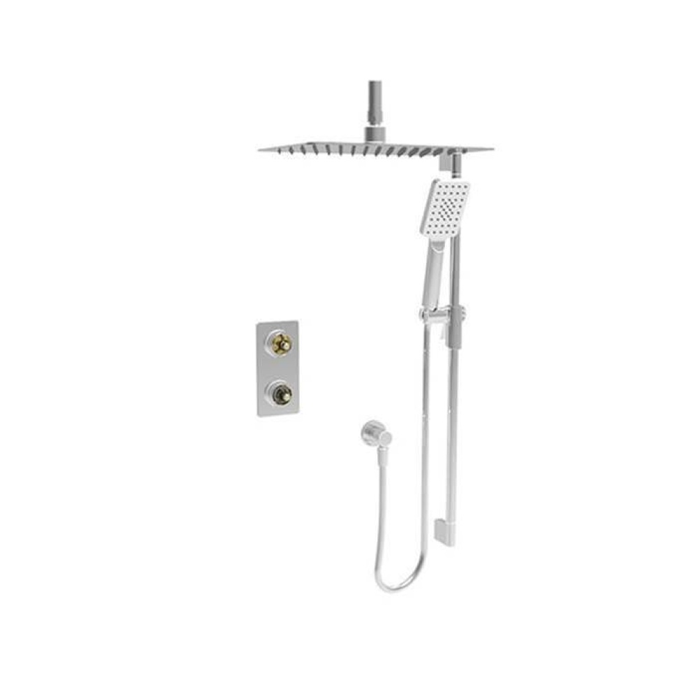 Complete Thermostatic Pressure Balanced Shower Kit (Without Handle)