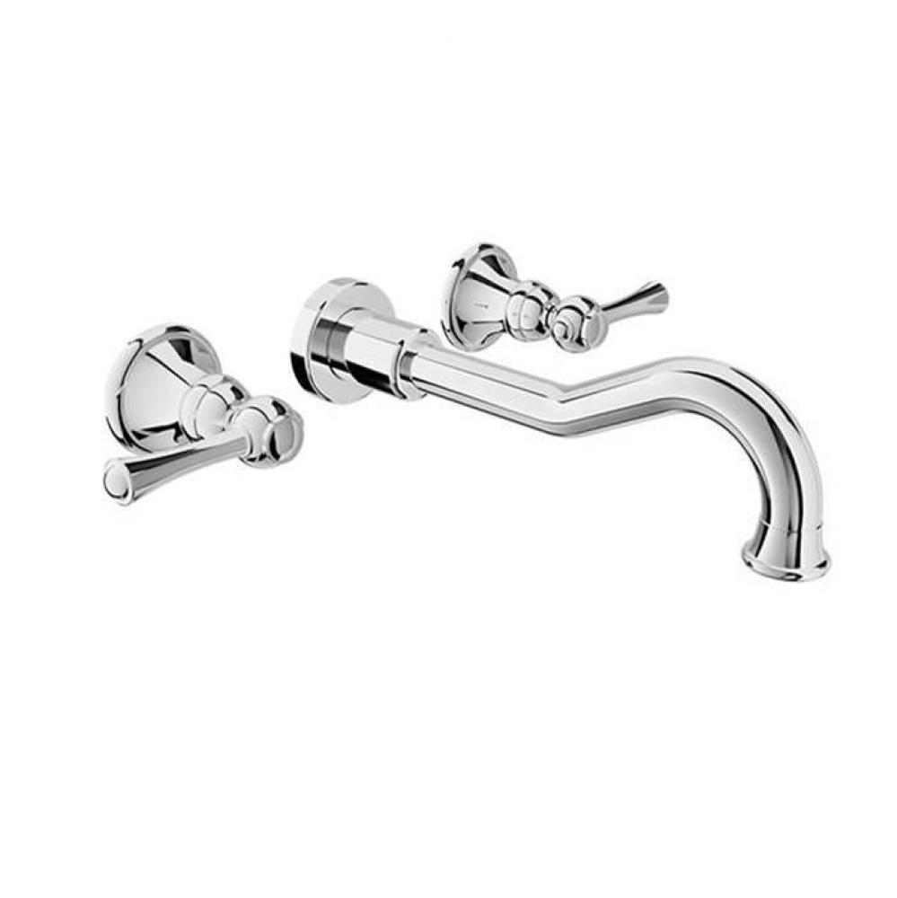 Wall-Mounted Lavatory Faucet, Drain Not Included