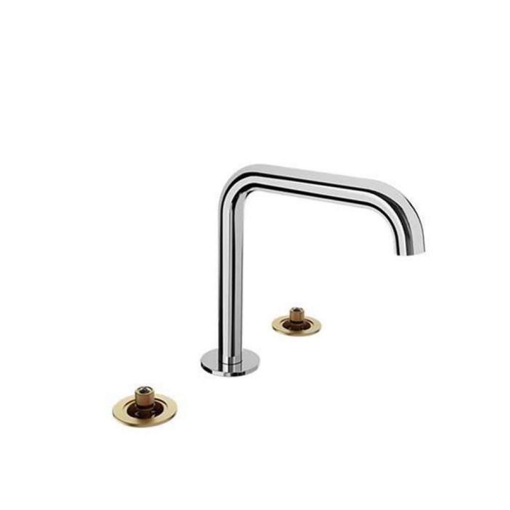 8'' C/C Lavatory Faucet, Drain Included (Without Handle)