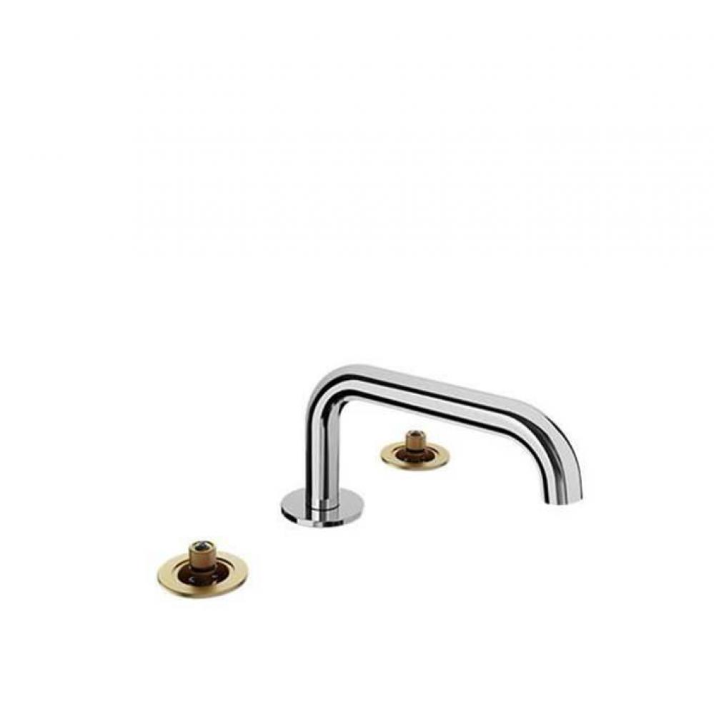 8'' C/C Lavatory Faucet, Drain Included (Without Handle)