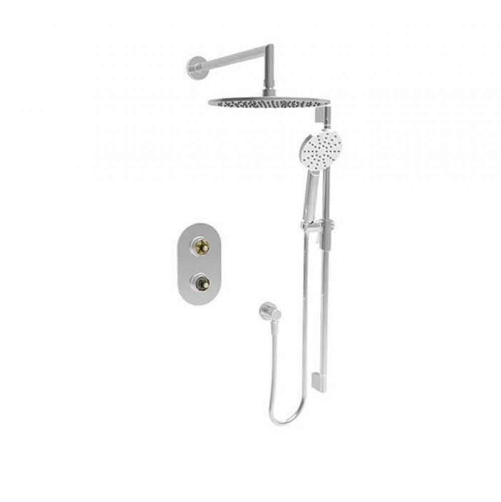 Complete Thermostatic Pressure Balanced Shower Kit (Without Handle)