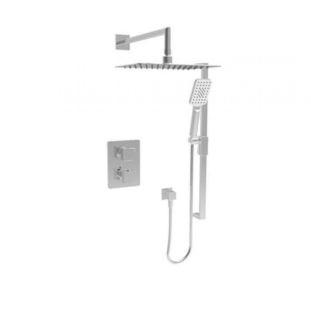 Complete Thermostatic Pressure Balanced Shower Kit (Non-Shared Ports)