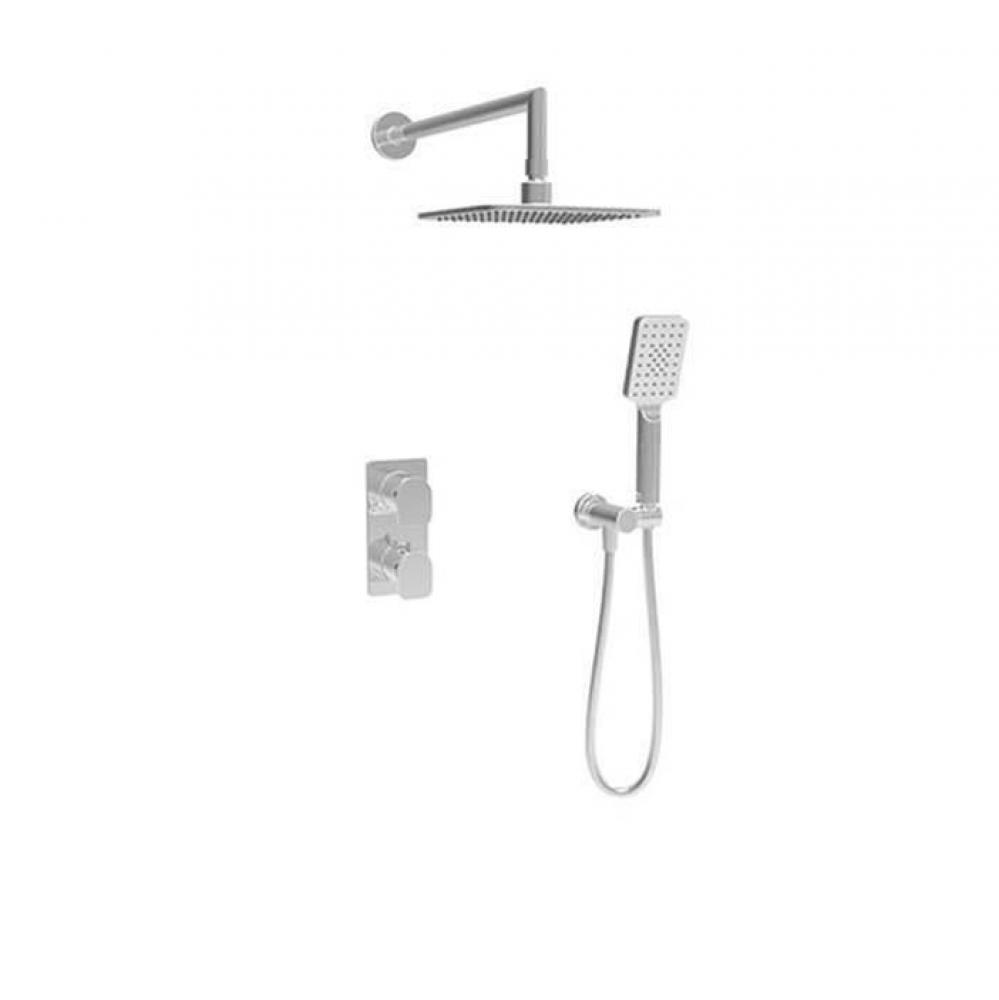 Complete Thermostatic Pressure Balanced Shower Kit (Non-Shared Ports)