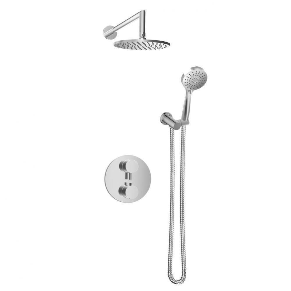 Complete Thermostatic Pressure Balanced Shower Kit (Non-Shared Ports)