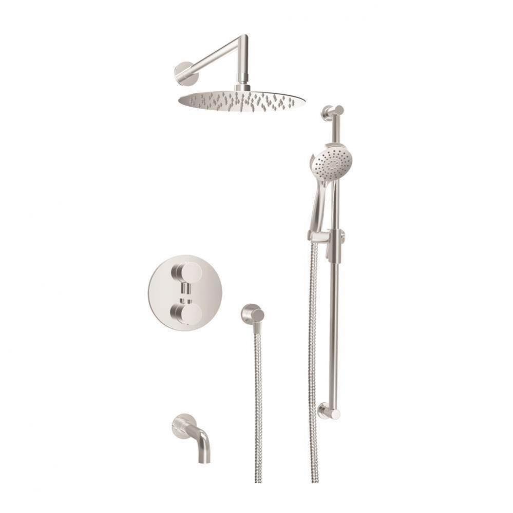 Complete Thermostatic Pressure Balanced Shower Kit (Non-Shared Ports)