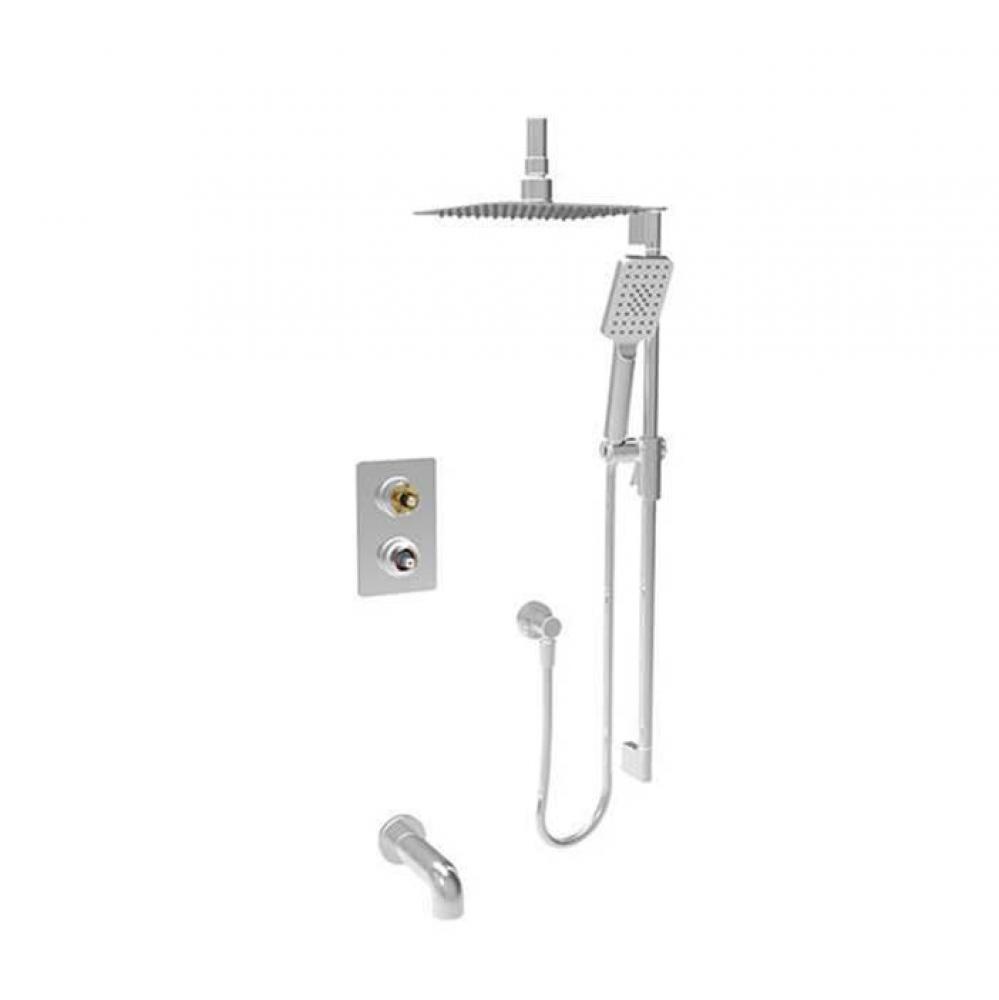 Complete Pressure Balanced Shower Kit (Non-Shared Ports)(Without Handle)