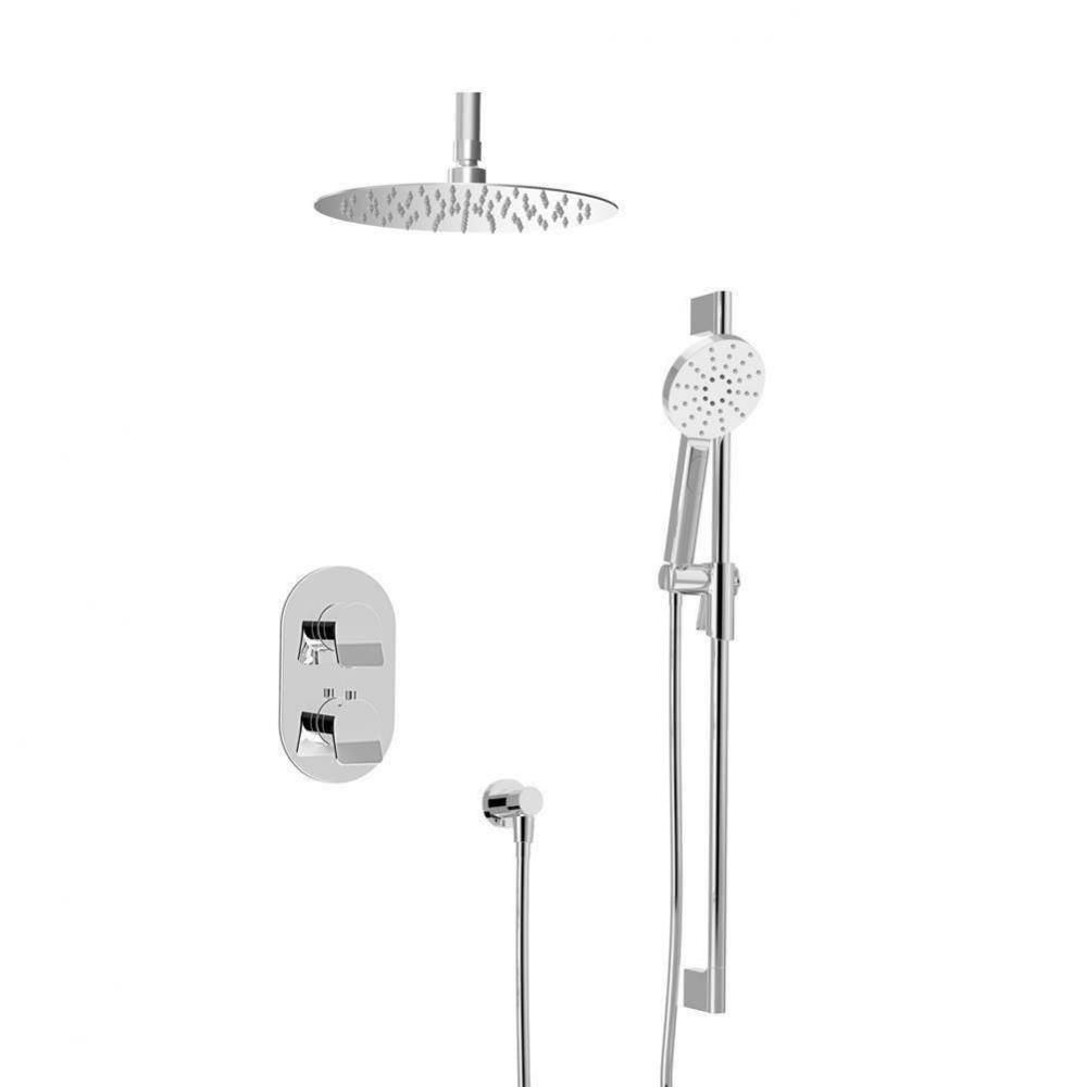 Complete Thermostatic Pressure Balanced Shower Kit