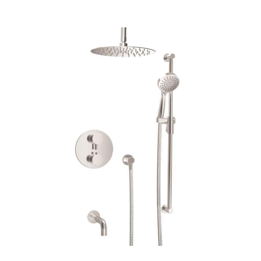 Complete Thermostatic Pressure Balanced Shower Kit (Non-Shared Ports)