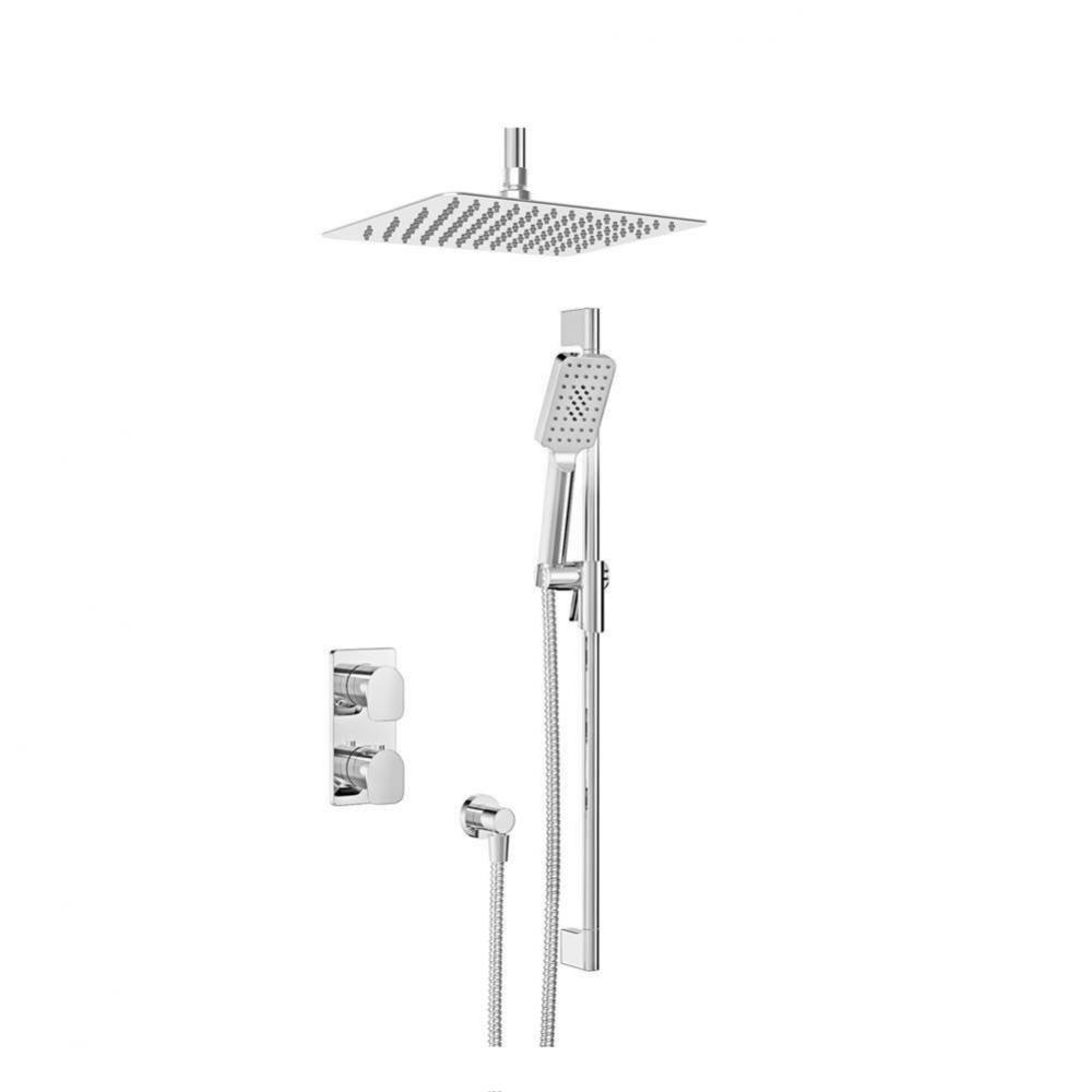 Complete Thermostatic Pressure Balanced Shower Kit