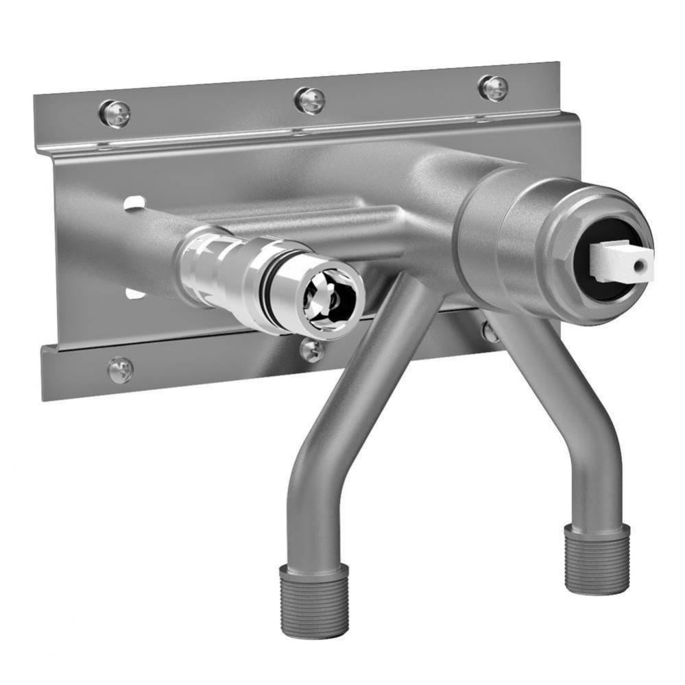 Single Lever Wall-Mounted Lavatory Rough - 1/2'' Male Npt Or Welded Copper Connections