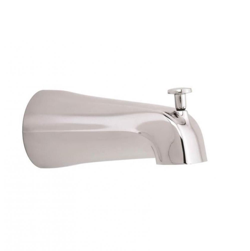 Standard tub spout with diverter