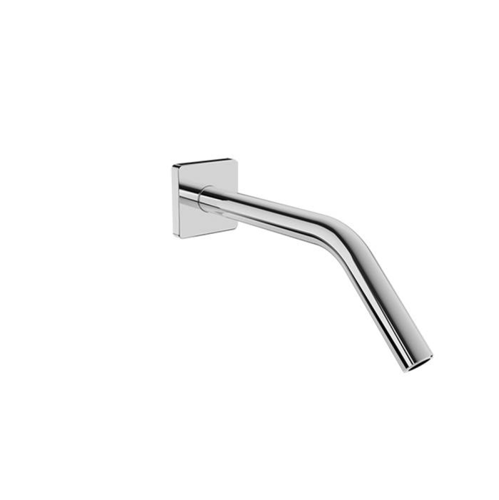 10'' wall-mounted shower arm with flange