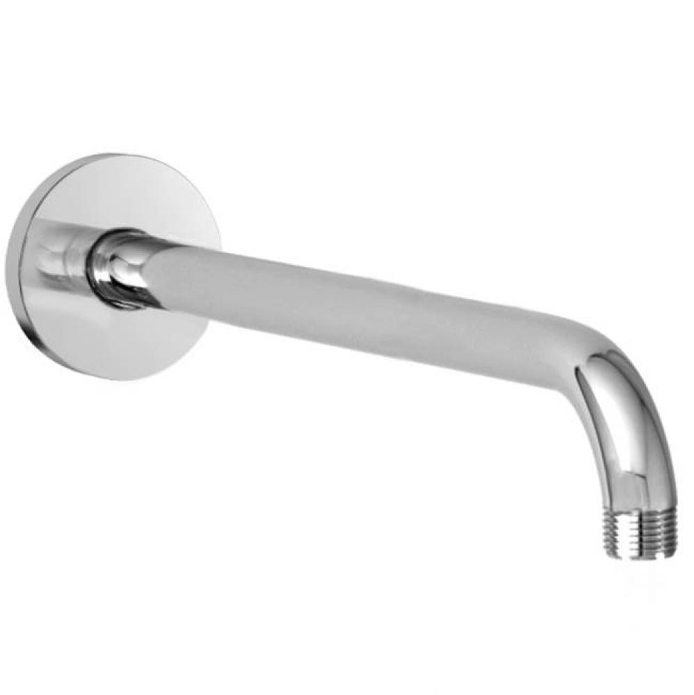 12'' shower arm with flange