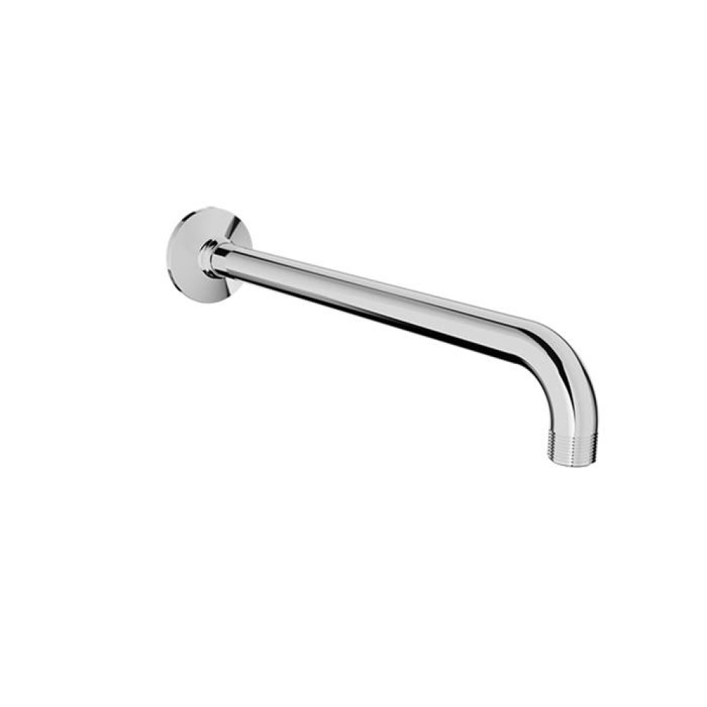 12'' wall-mounted shower arm with flange