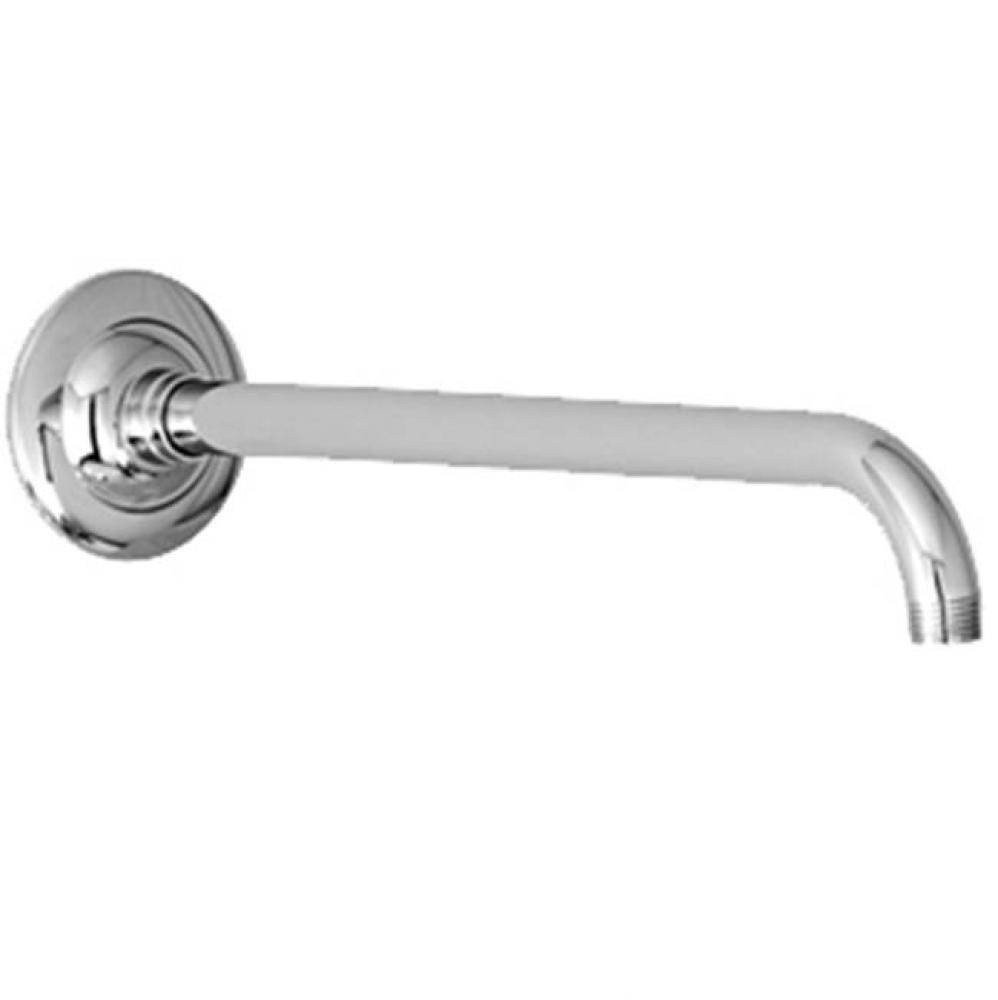 18'' shower arm with flange