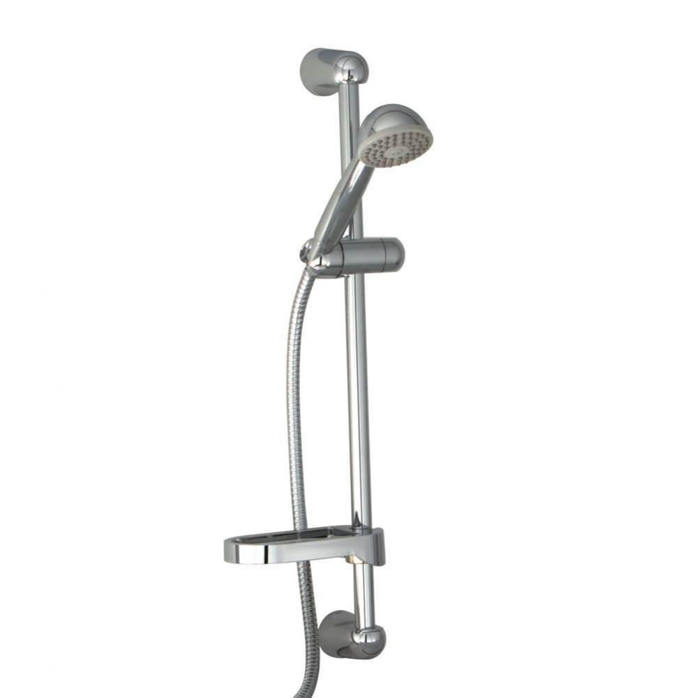 Tryoli 3-spray sliding shower bar