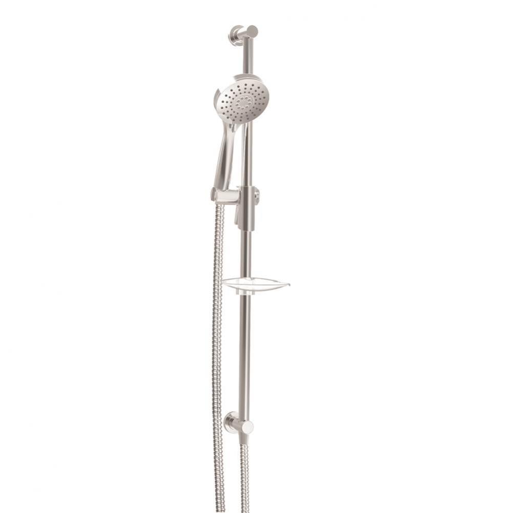 Zip Plus 3-Spray Sliding Shower Bar With Built-In Elbow Connector