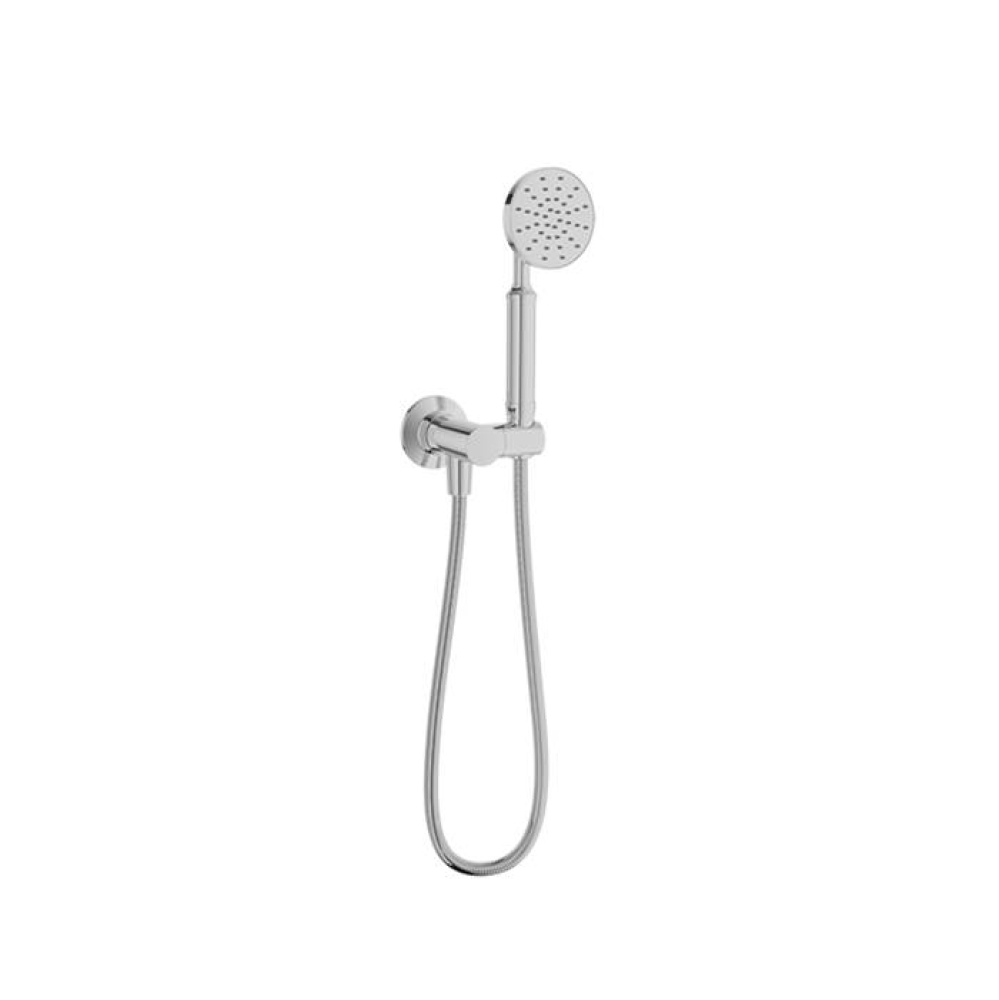 1-spray anti-limestone hand shower on wallmounted supply elbow
