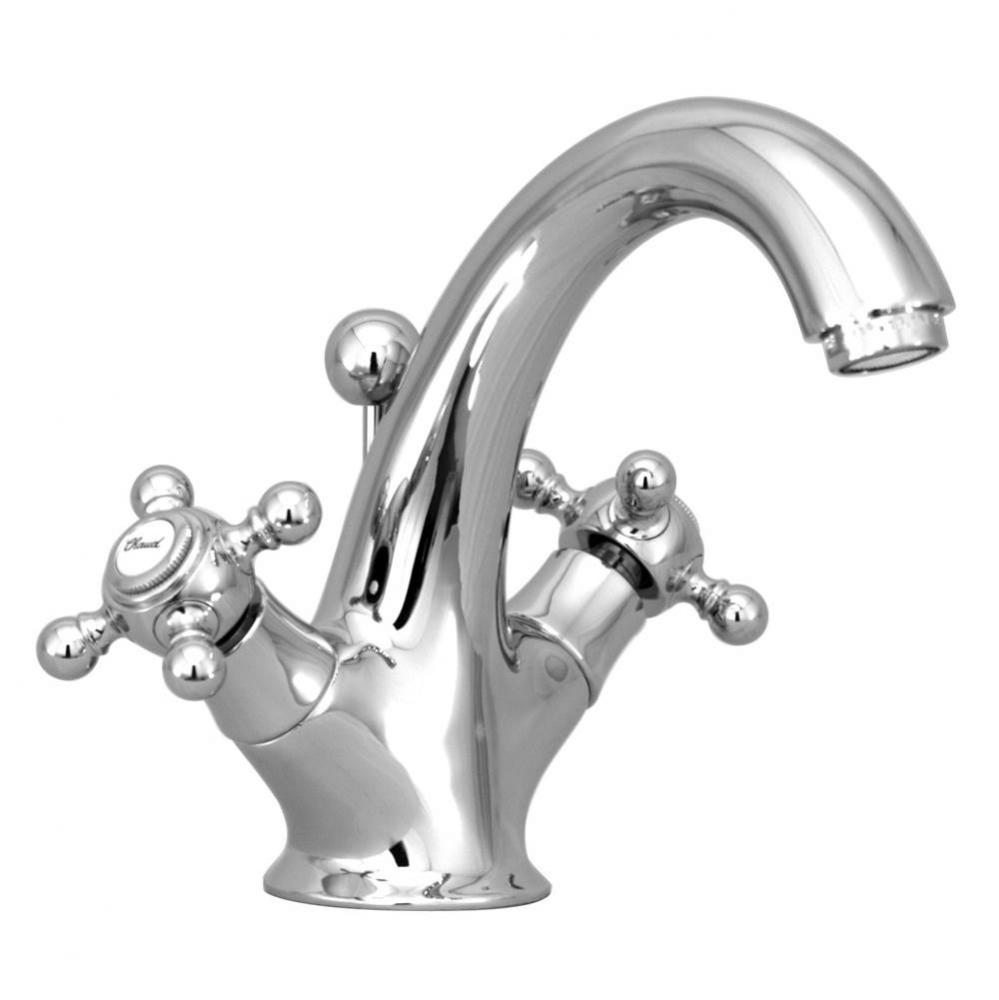 Single hole lavatory faucet, drain included