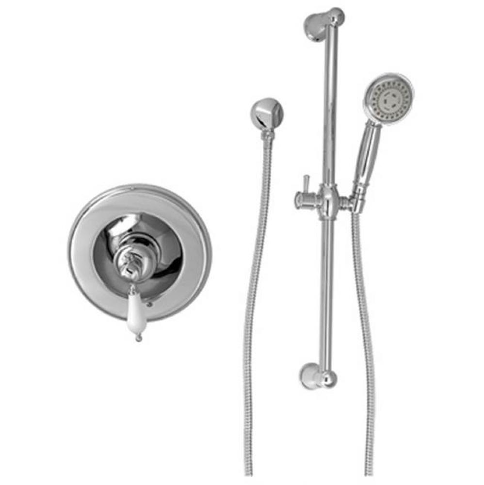 Complete pressure balanced shower kit