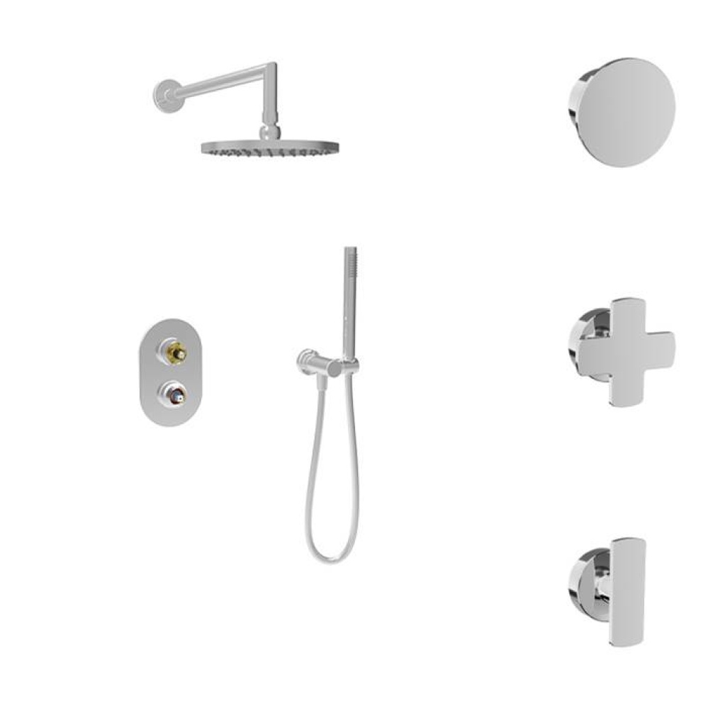 Complete pressure balanced shower kit (without handle)