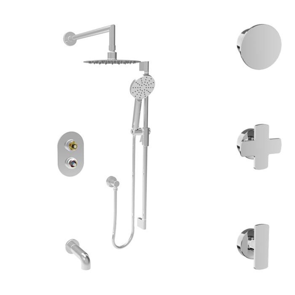 Complete pressure balanced shower kit (without handle)