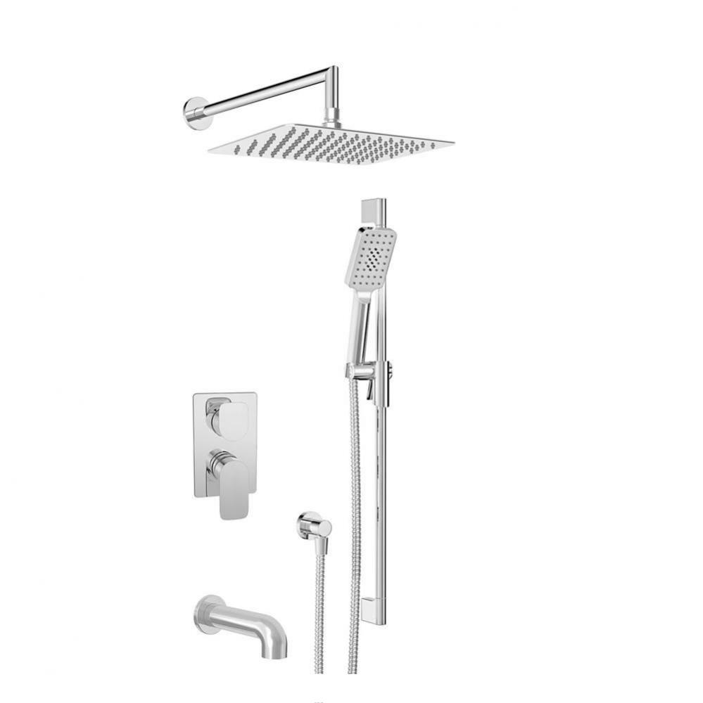 Complete pressure balanced shower kit