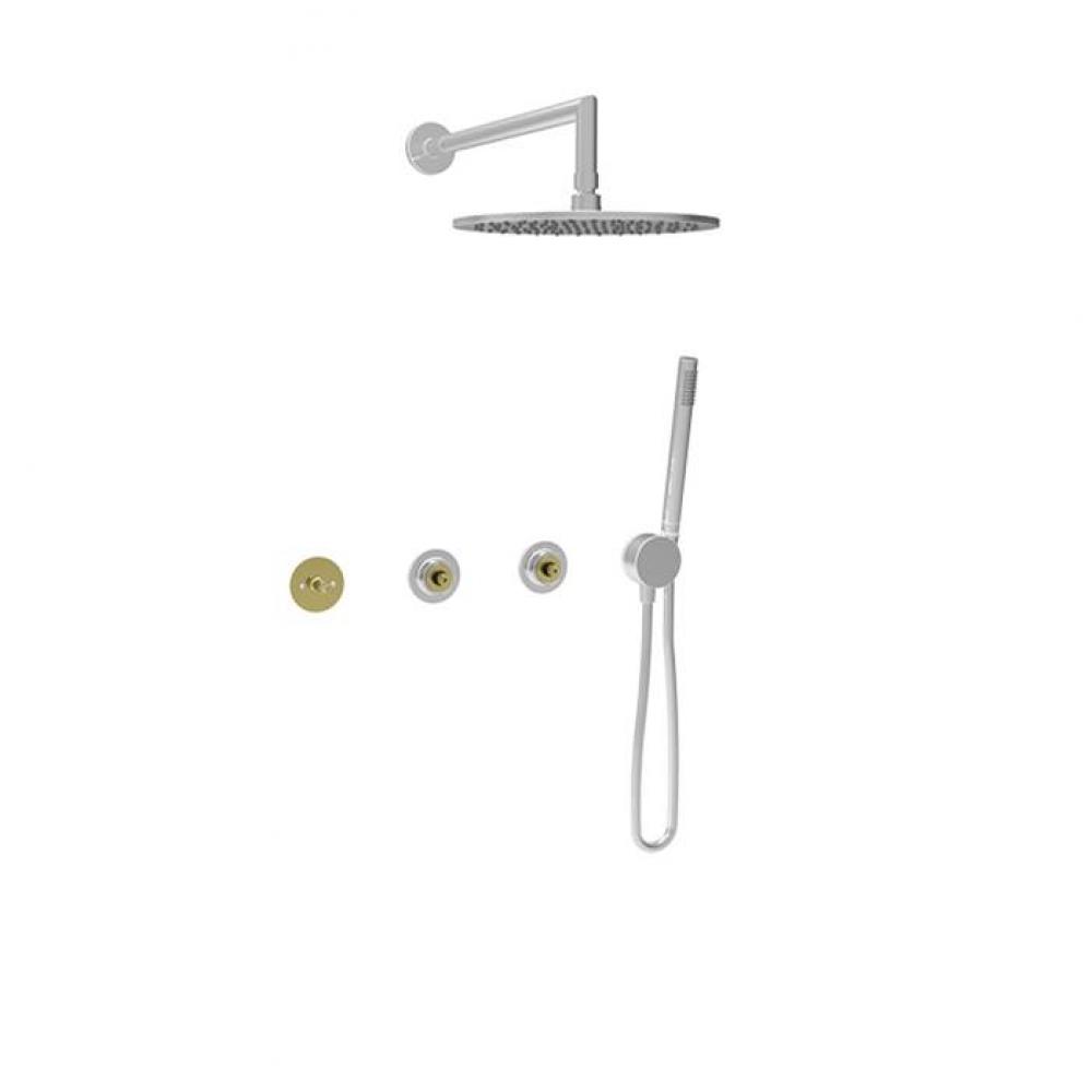 Complete Thermostatic Shower Kit (Non-Shared Ports)(Without Handle)