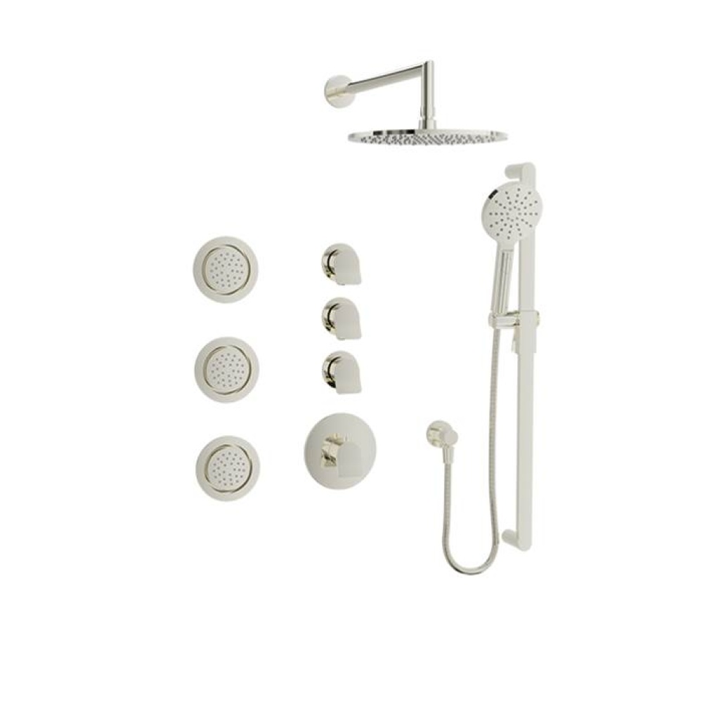 Complete thermostatic shower kit