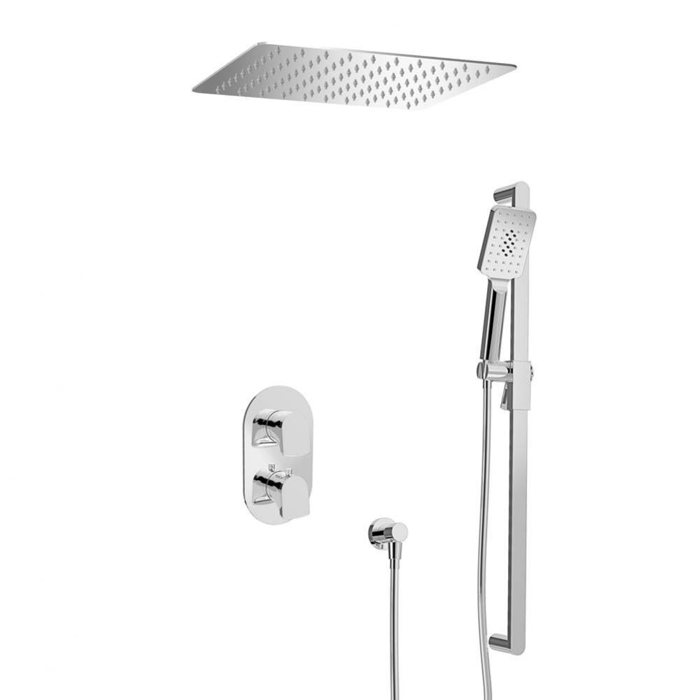 Complete Thermostatic Pressure Balanced Shower Kit