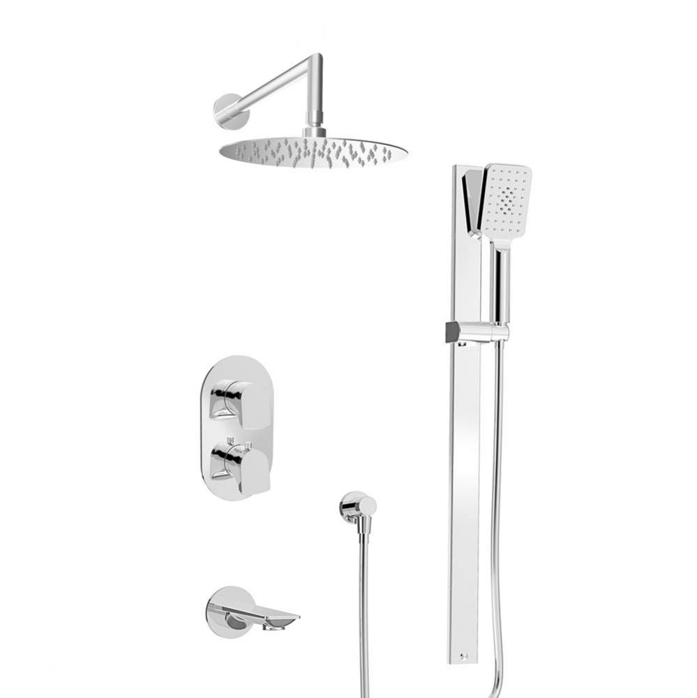 Trim only for thermostatic pressure balanced shower kit