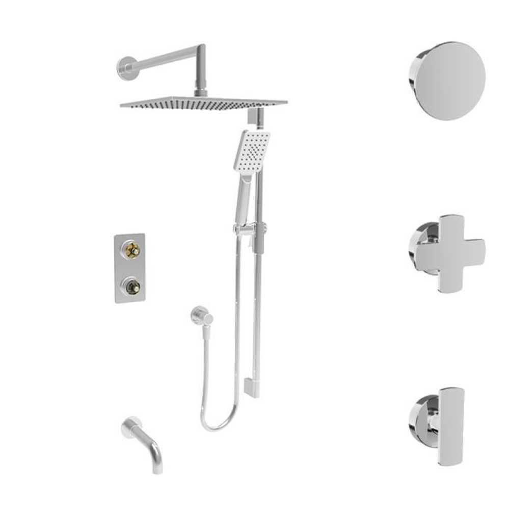 Complete thermostatic pressure balanced shower kit (non-shared ports)(without handle)