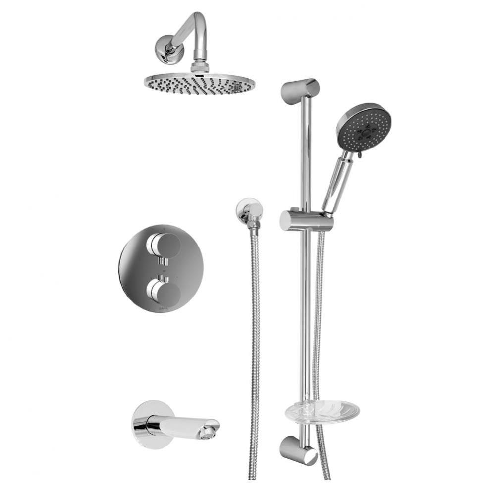 Complete Thermostatic Pressure Balanced Shower Kit