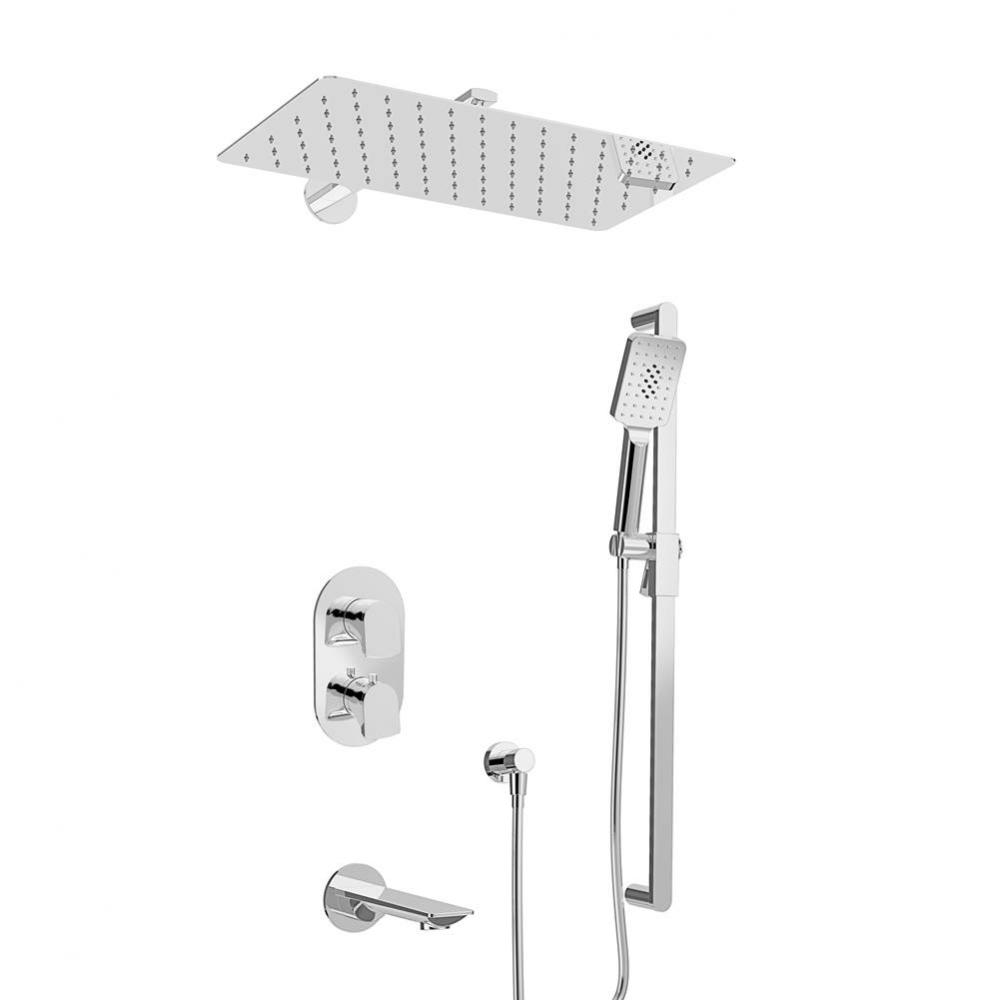 Trim only for thermostatic pressure balanced shower kit