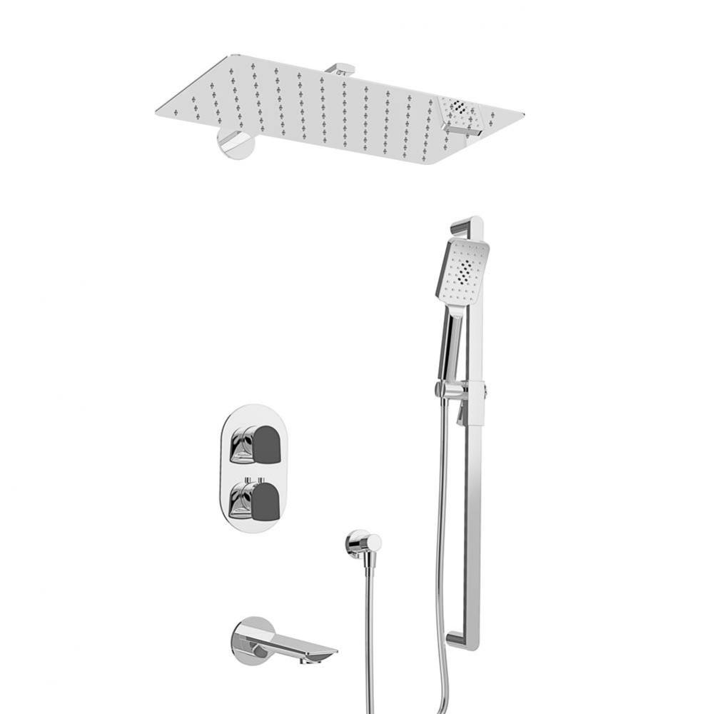 Trim only for thermostatic pressure balanced shower kit