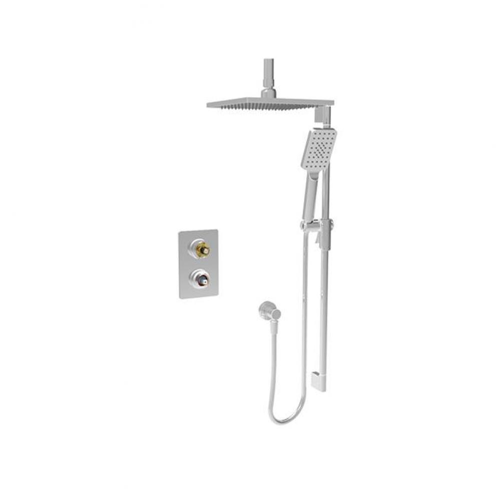 Complete Pressure Balanced Shower Kit (Non-Shared Ports)(Without Handle)