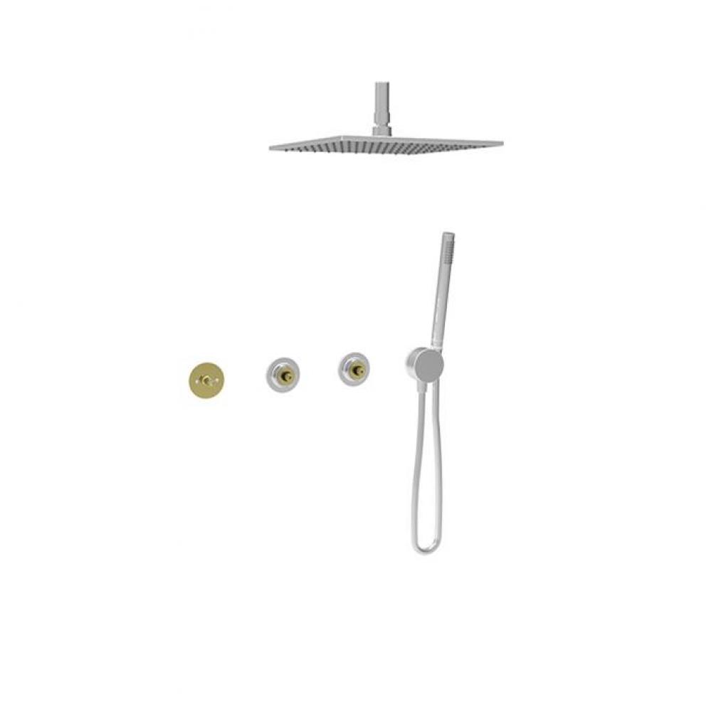 Complete Thermostatic Shower Kit (Without Handle)