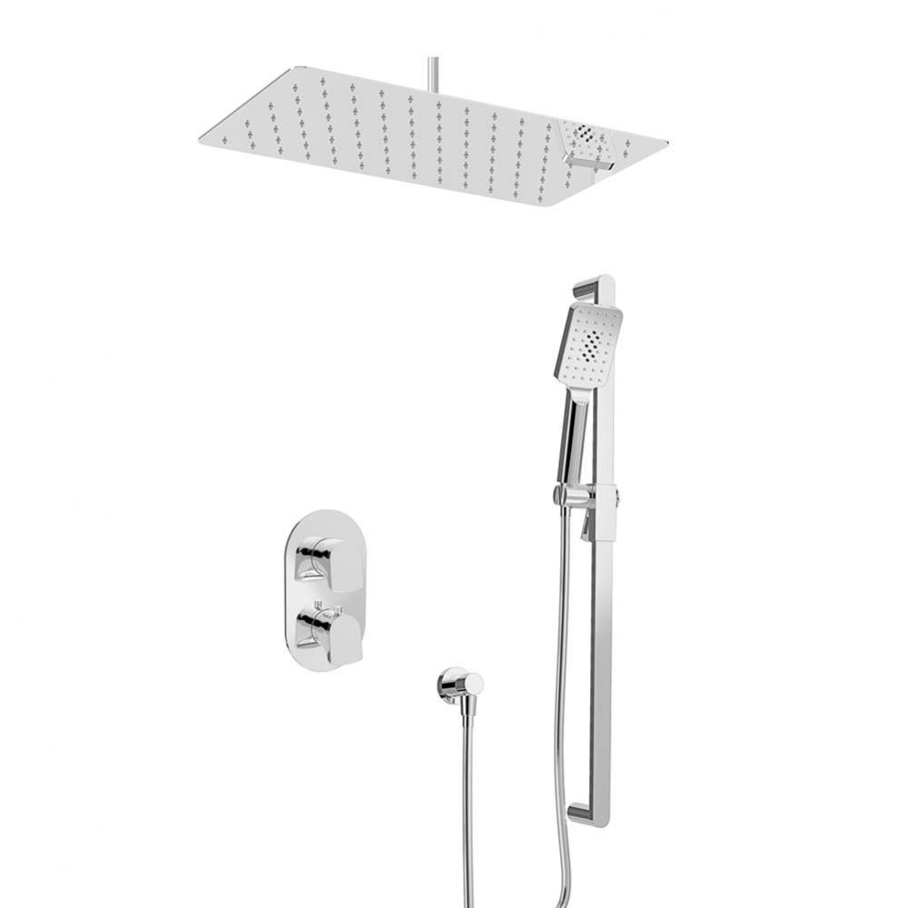 Complete Thermostatic Pressure Balanced Shower Kit