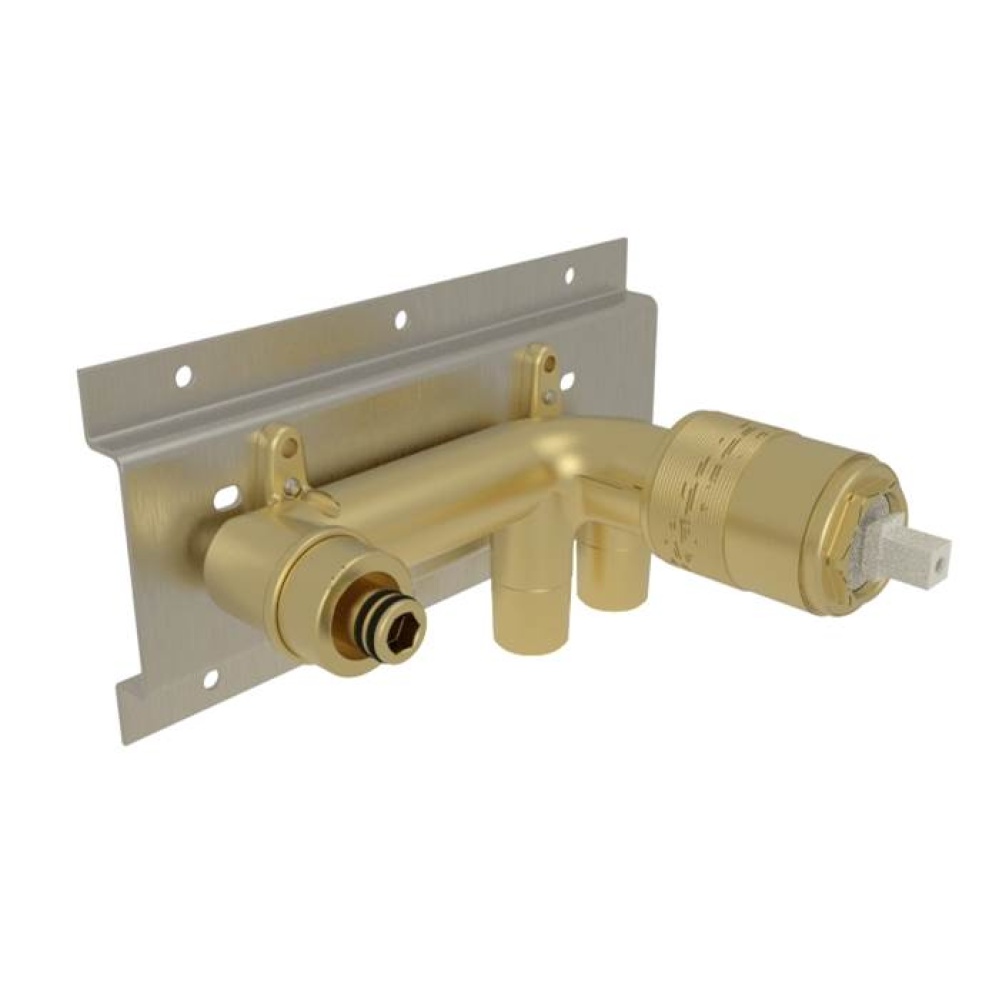 Single lever wall-mounted lavatory rough - 1/2'' male NPT or welded copper connections