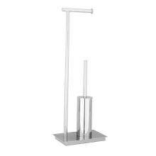 BARiL A85-2049-40-** - Toilet paper holder with toilet brush on pedestal