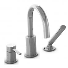 BARiL B14-1329-00-** - 3-piece deck mount tub filler with hand shower