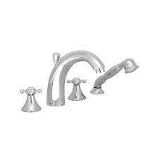 BARiL B16-1431-01-NN - 4-piece deck mount tub filler with hand shower